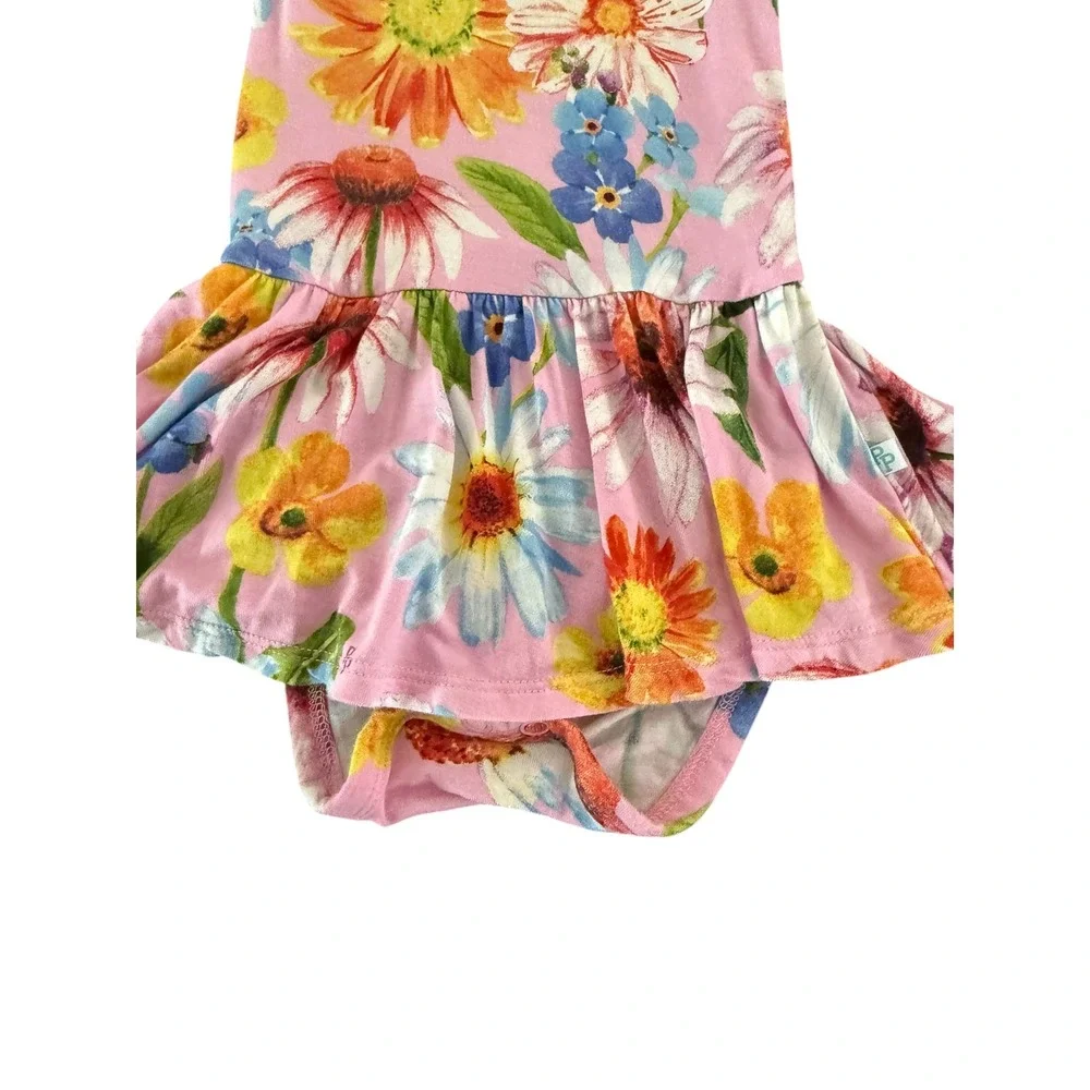Posh Peanut Kaileigh Ruffled Cap Sleeve Bodysuit Twirl Skirt Bamboo Sz 12-18 mth